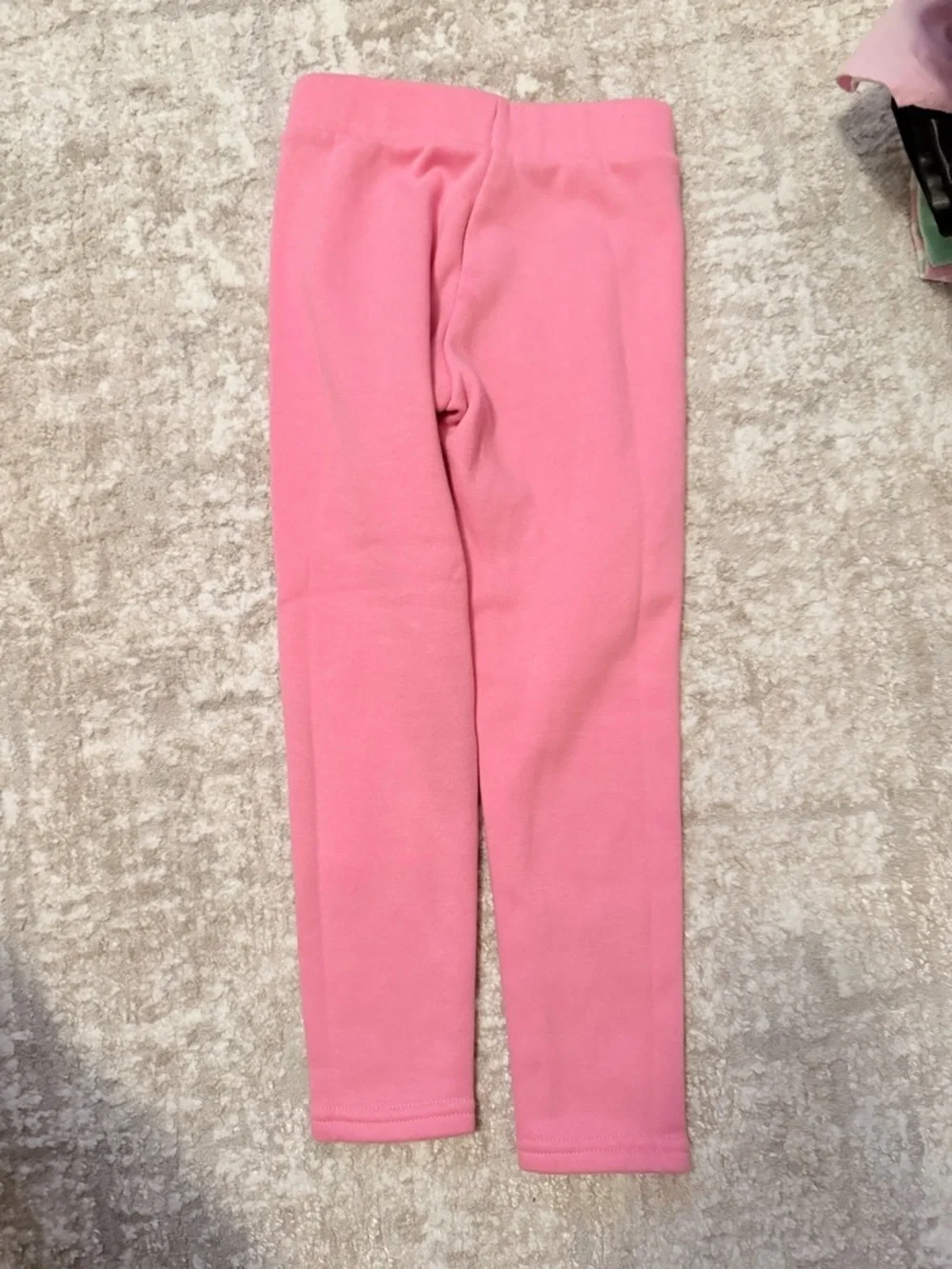 Old Navy Pink Cozy Lined Kids Leggings size S 6/7